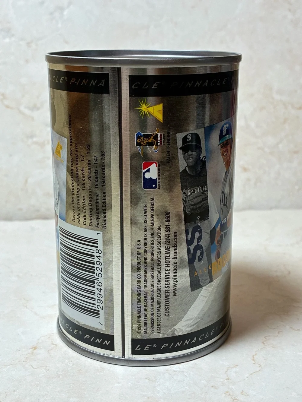 Pinnacle Inside 1997 Major League Baseball Card Can - Alex Rodriguez